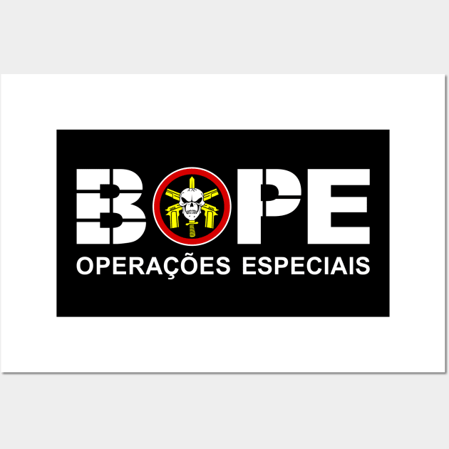 Mod.22 BOPE Batallon Ops Wall Art by parashop